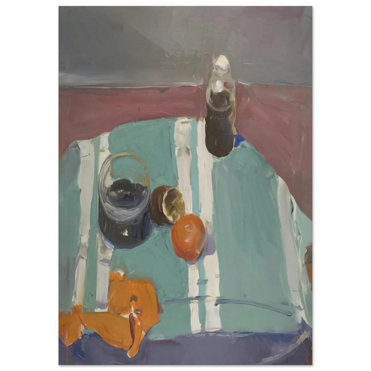Still Life with Orange Peel Poster | Richard Diebenkorn Poster | Richard Diebenkorn Shop