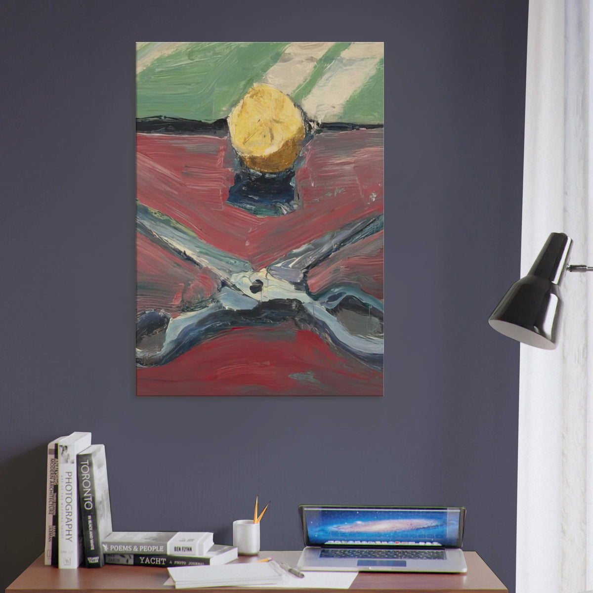 Scissors and Lemon, II Canvas | Richard Diebenkorn Canvas | Richard Diebenkorn Shop