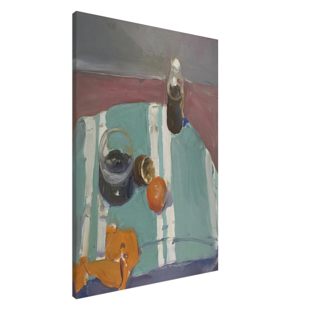 Still Life with Orange Peel Canvas | Richard Diebenkorn Canvas | Richard Diebenkorn Shop
