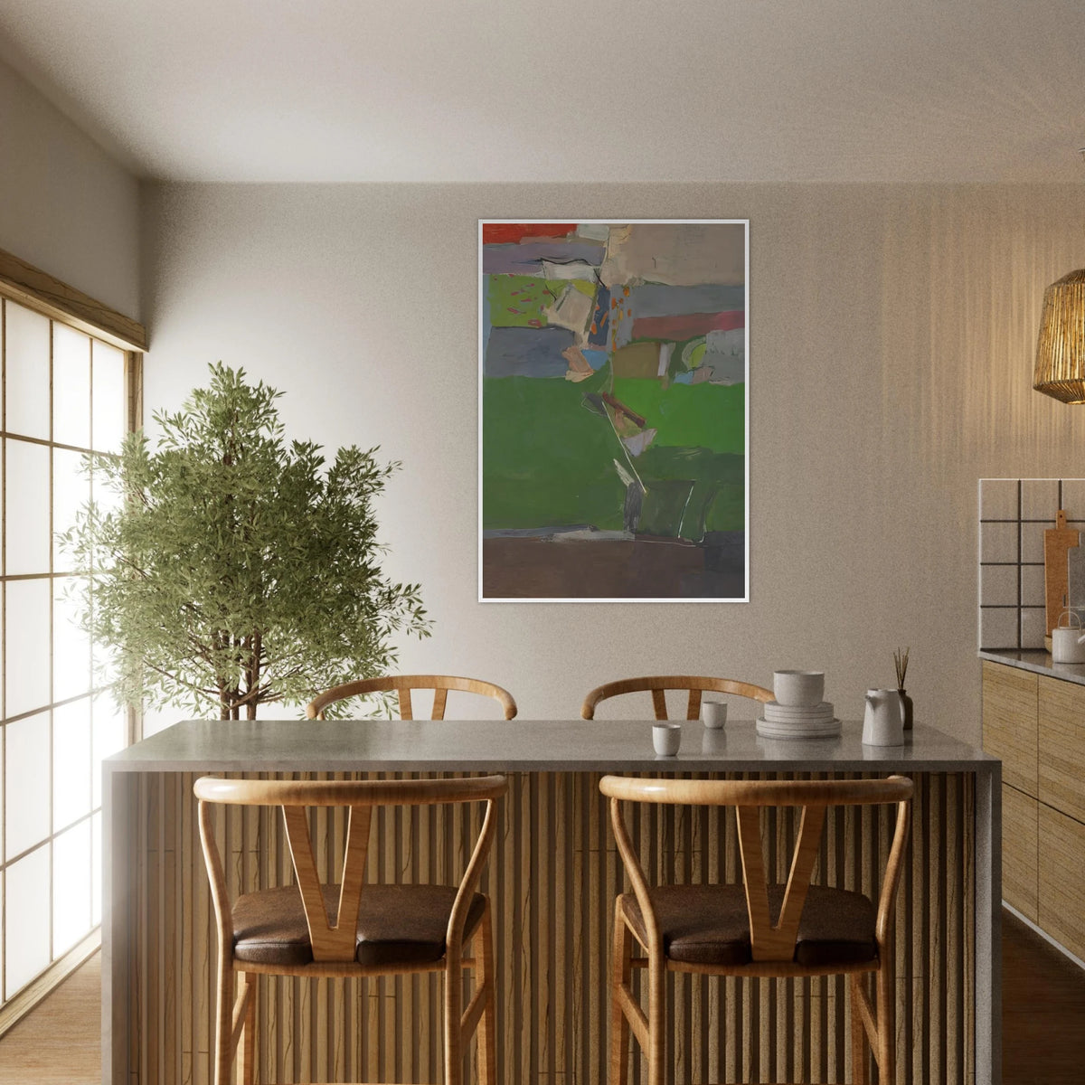Berkeley #13 Framed Poster | Richard Diebenkorn Framed Prints Wall Art | Richard Diebenkorn Shop
