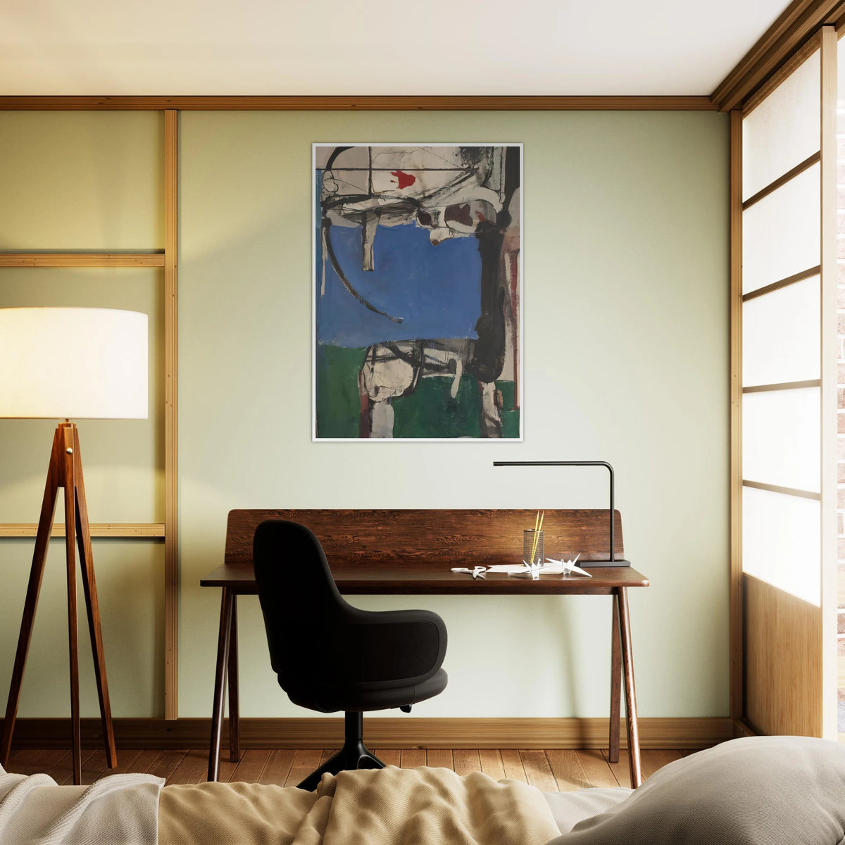Urbana #2 The Archer Framed Poster | Richard Diebenkorn Framed Prints Wall Art | Richard Diebenkorn Shop