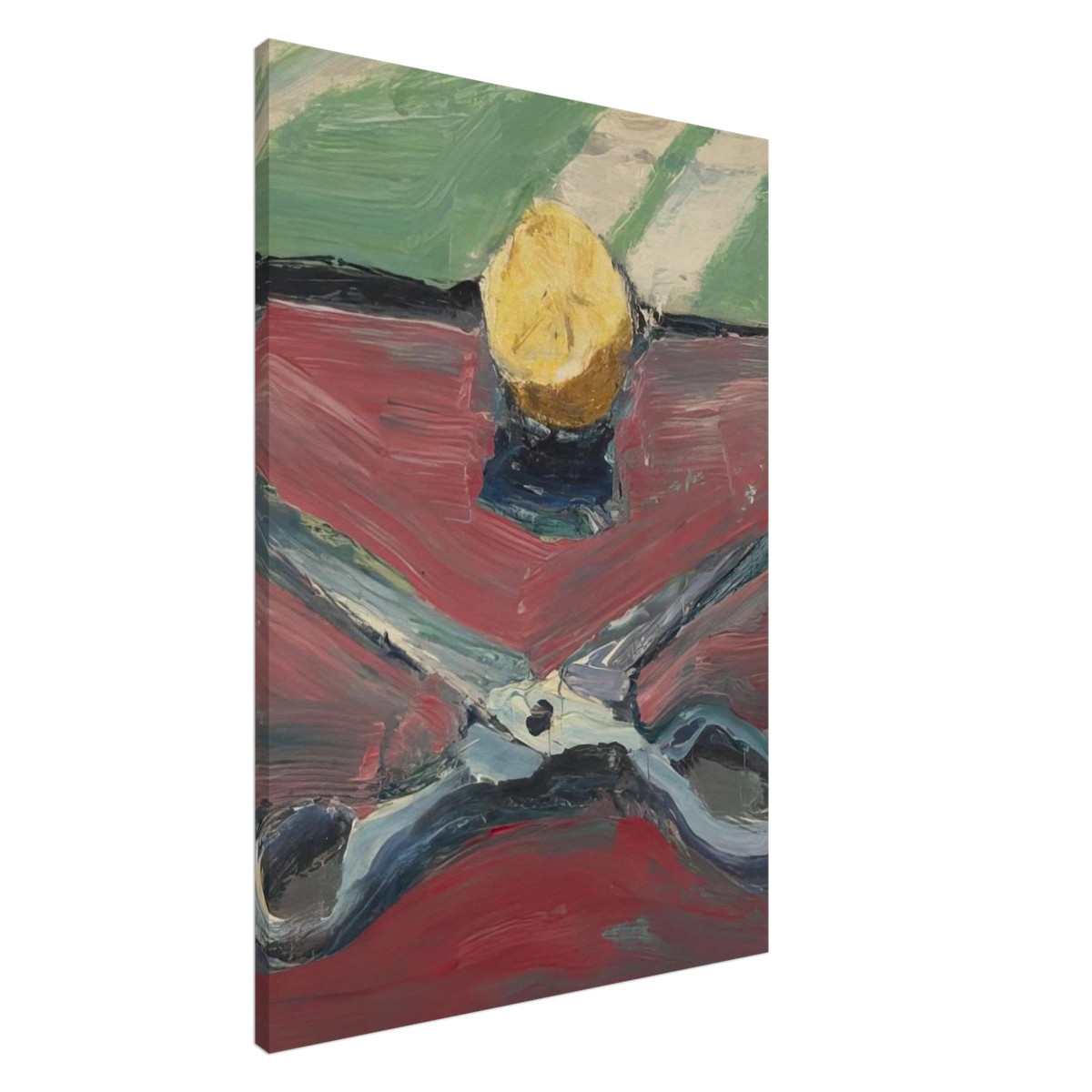 Scissors and Lemon, II Canvas | Richard Diebenkorn Canvas | Richard Diebenkorn Shop