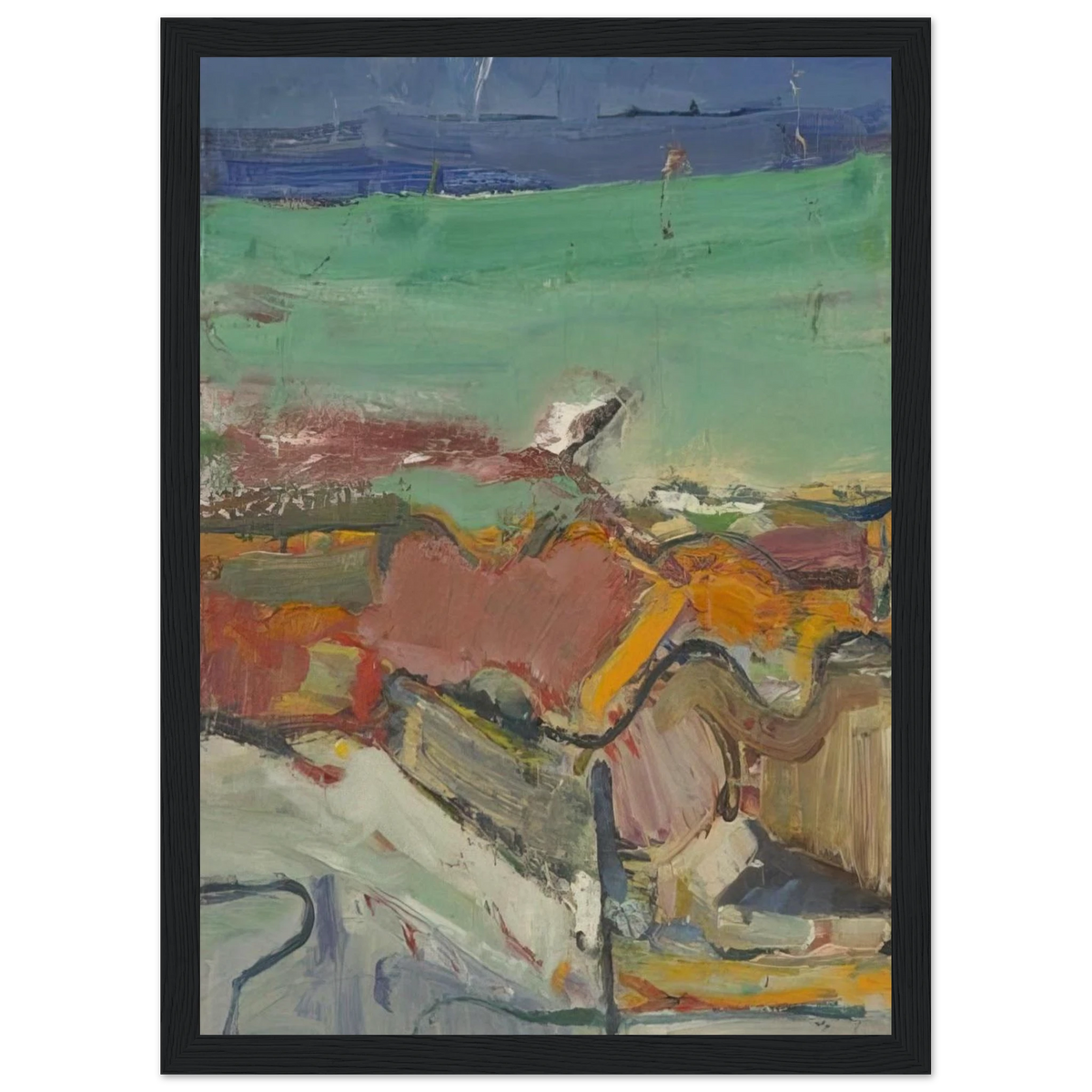 Berkeley Framed Poster | Richard Diebenkorn Framed Prints Wall Art | Richard Diebenkorn Shop