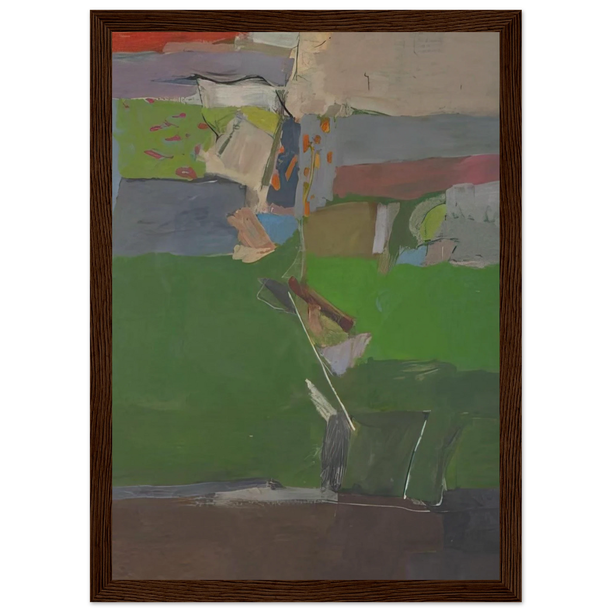 Berkeley #13 Framed Poster | Richard Diebenkorn Framed Prints Wall Art | Richard Diebenkorn Shop