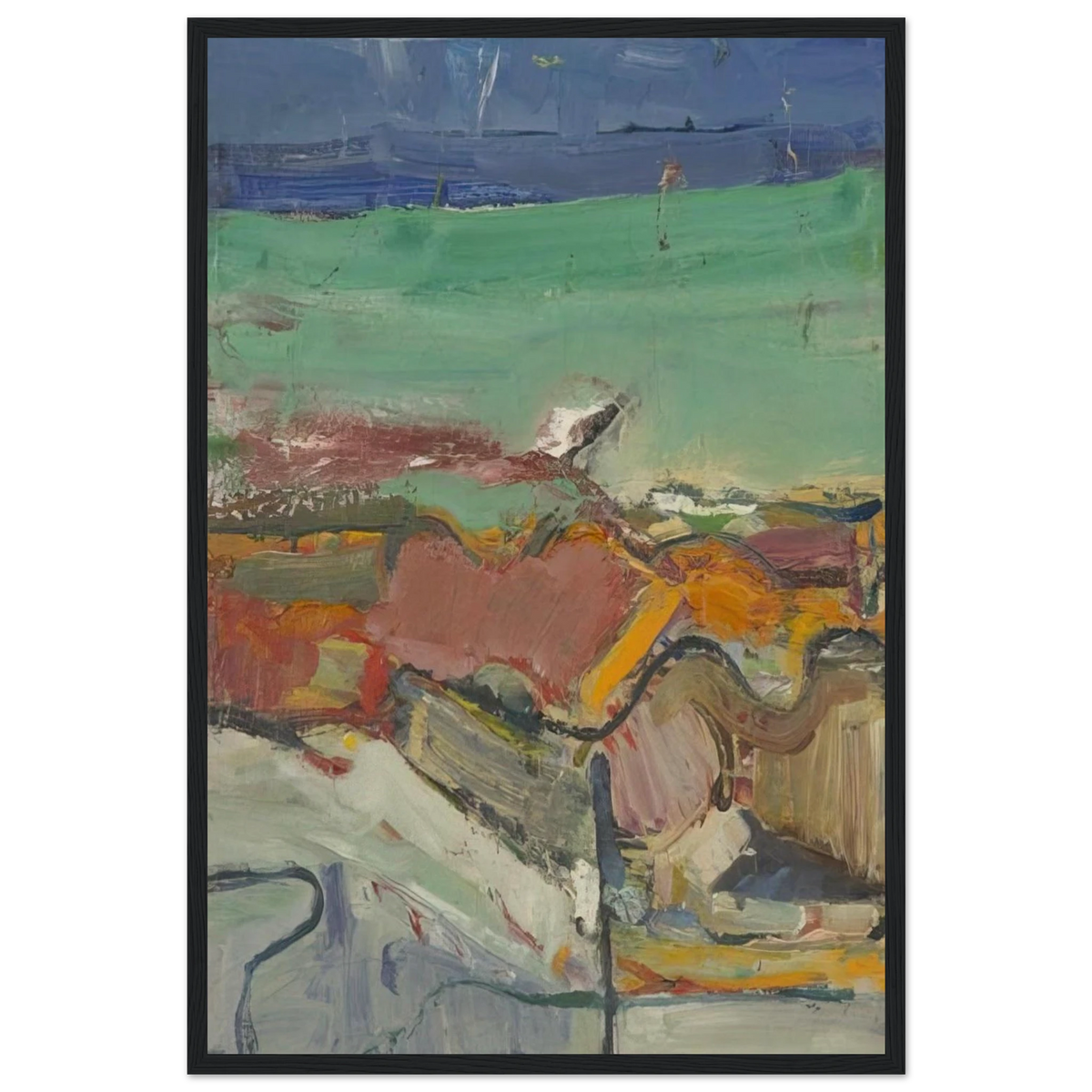 Berkeley Framed Poster | Richard Diebenkorn Framed Prints Wall Art | Richard Diebenkorn Shop