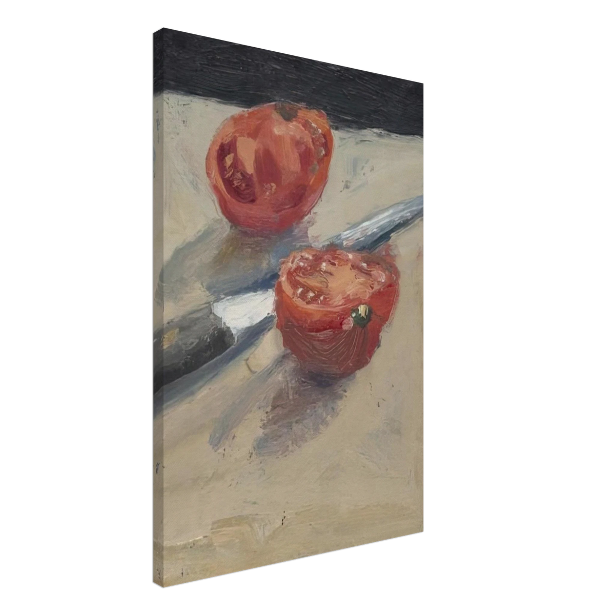 Knife  Tomato I Canvas | Richard Diebenkorn Canvas | Richard Diebenkorn Shop