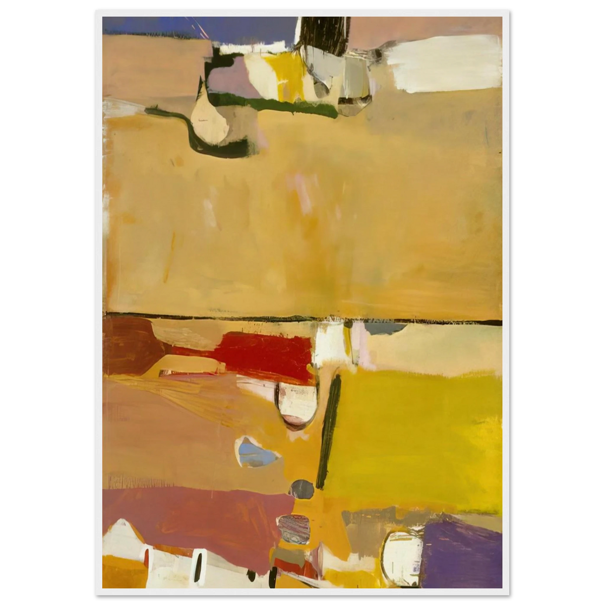 A Day at the Races Framed Poster | Richard Diebenkorn Framed Prints Wall Art | Richard Diebenkorn Shop