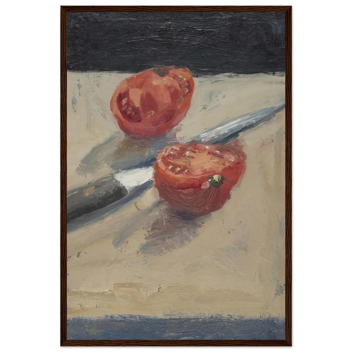Knife  Tomato I Framed Poster | Richard Diebenkorn Framed Prints Wall Art | Richard Diebenkorn Shop