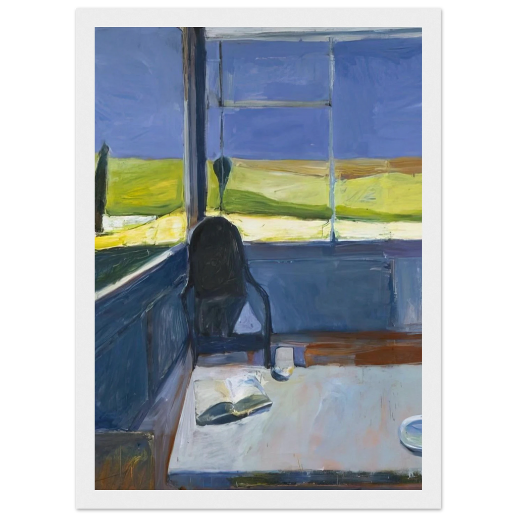 Interior with Book Framed Poster | Richard Diebenkorn Framed Prints Wall Art | Richard Diebenkorn Shop