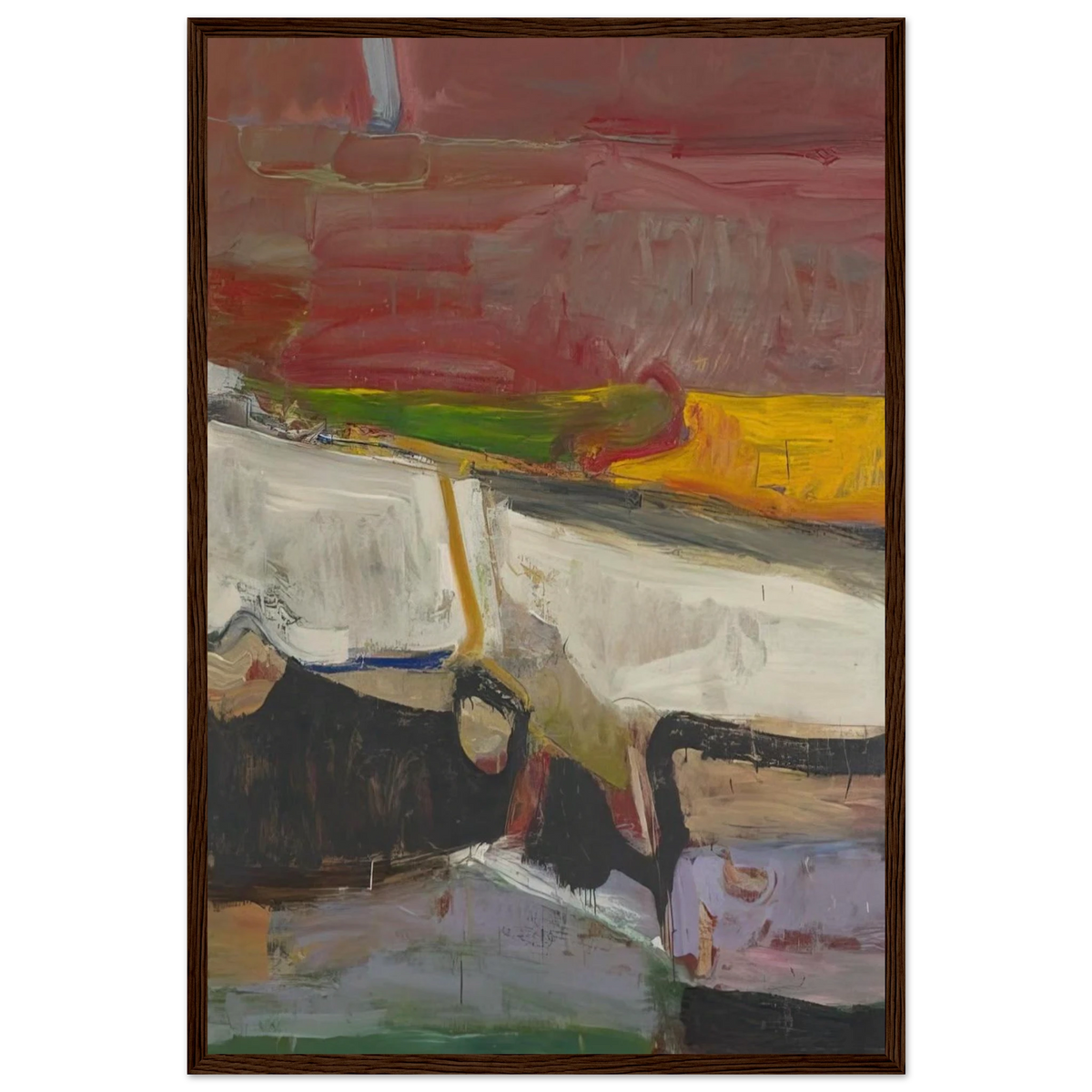 Berkeley #59 Framed Poster | Richard Diebenkorn Framed Prints Wall Art | Richard Diebenkorn Shop