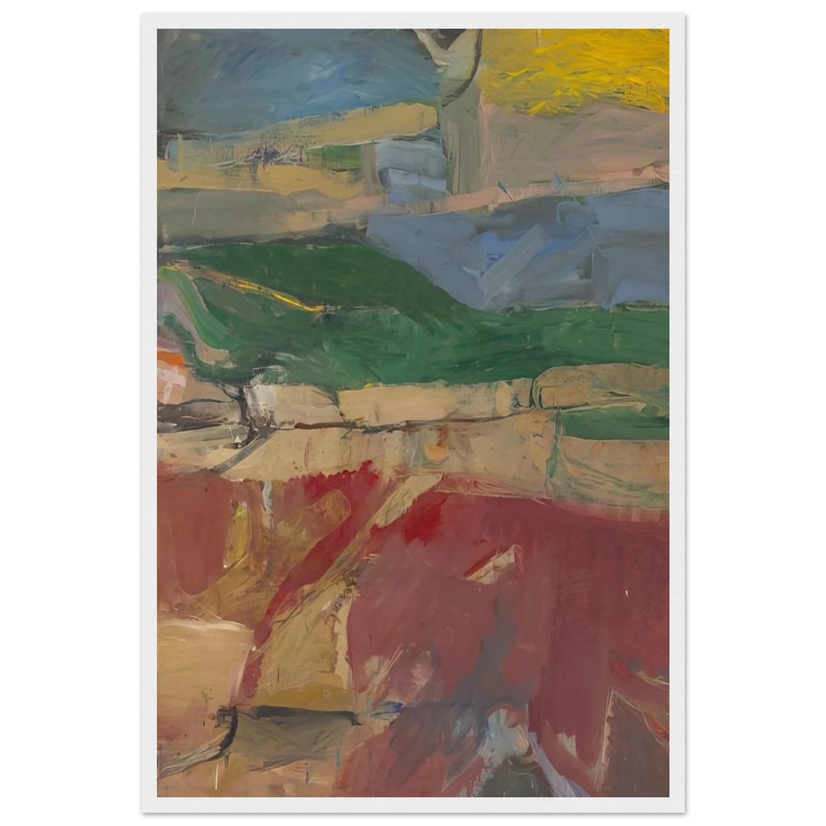 Berkeley #32 Framed Poster | Richard Diebenkorn Framed Prints Wall Art | Richard Diebenkorn Shop