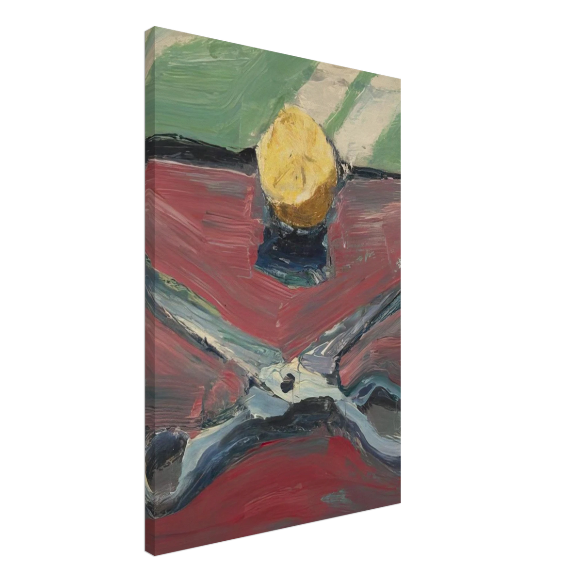 Scissors and Lemon, II Canvas | Richard Diebenkorn Canvas | Richard Diebenkorn Shop