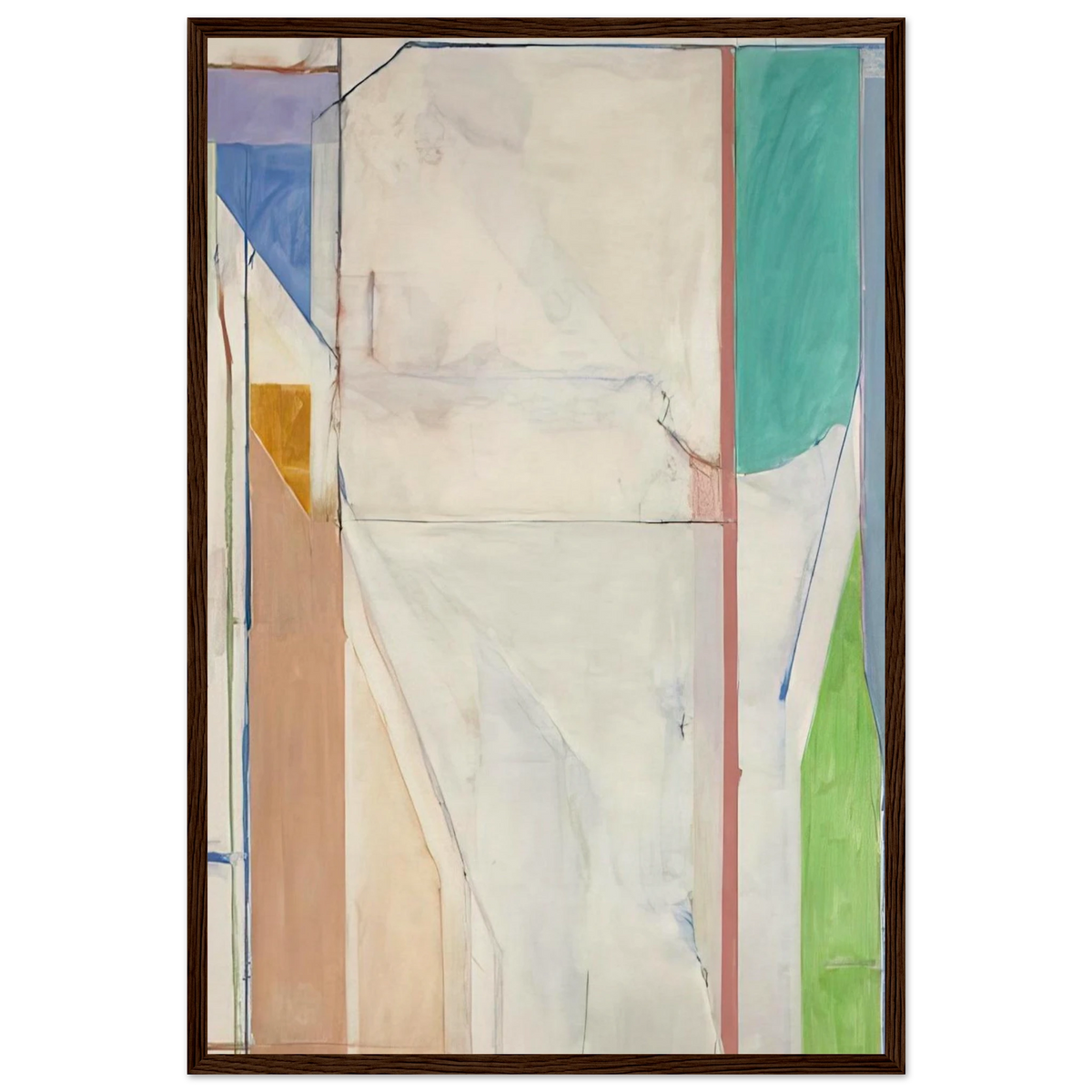 Ocean Park #43 Framed Poster | Richard Diebenkorn Framed Prints Wall Art | Richard Diebenkorn Shop