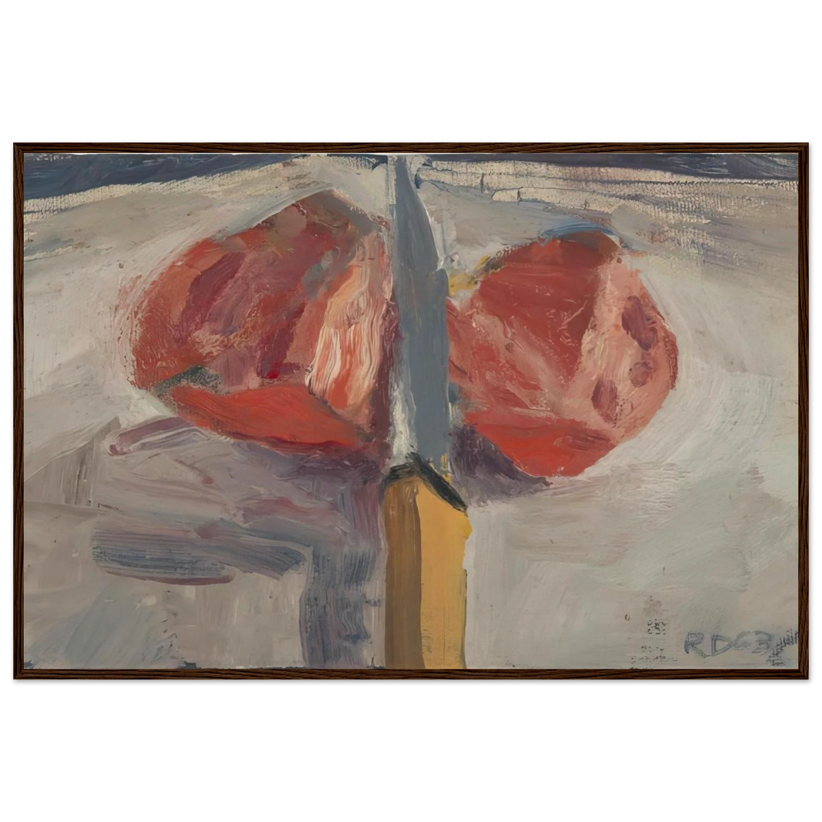Tomato and Knife Framed Poster | Richard Diebenkorn Framed Prints Wall Art | Richard Diebenkorn Shop
