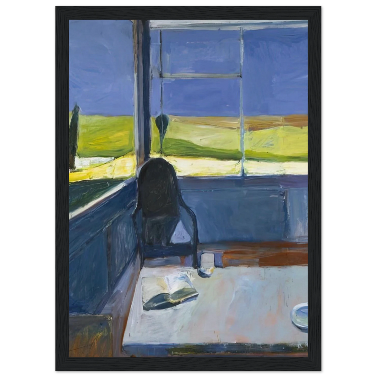 Interior with Book Framed Poster | Richard Diebenkorn Framed Prints Wall Art | Richard Diebenkorn Shop
