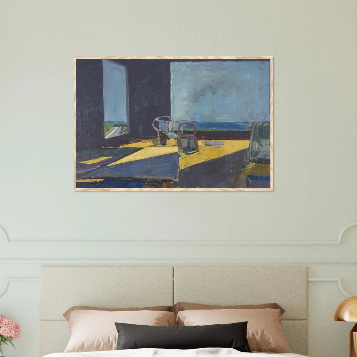 Interior with View of the Ocean Framed Poster | Richard Diebenkorn Framed Prints Wall Art | Richard Diebenkorn Shop