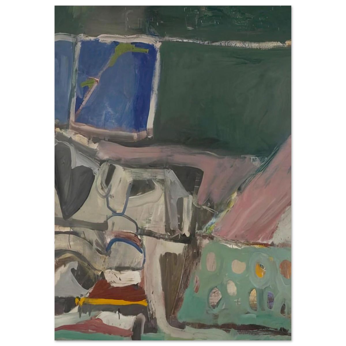 Berkeley #58 Poster | Richard Diebenkorn Poster | Richard Diebenkorn Shop