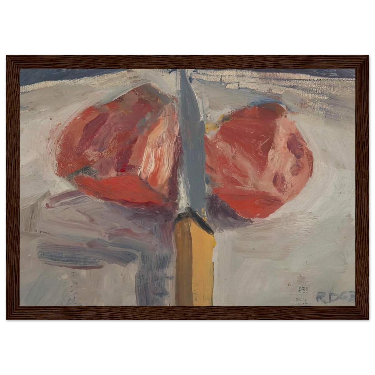 Tomato and Knife Framed Poster | Richard Diebenkorn Framed Prints Wall Art | Richard Diebenkorn Shop