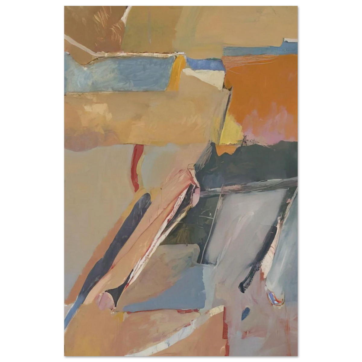 Berkeley #8 Poster | Richard Diebenkorn Poster | Richard Diebenkorn Shop