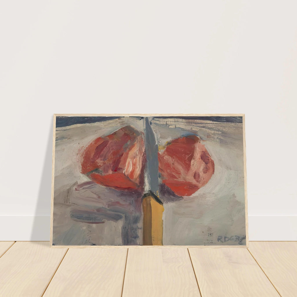 Tomato and Knife Framed Poster | Richard Diebenkorn Framed Prints Wall Art | Richard Diebenkorn Shop