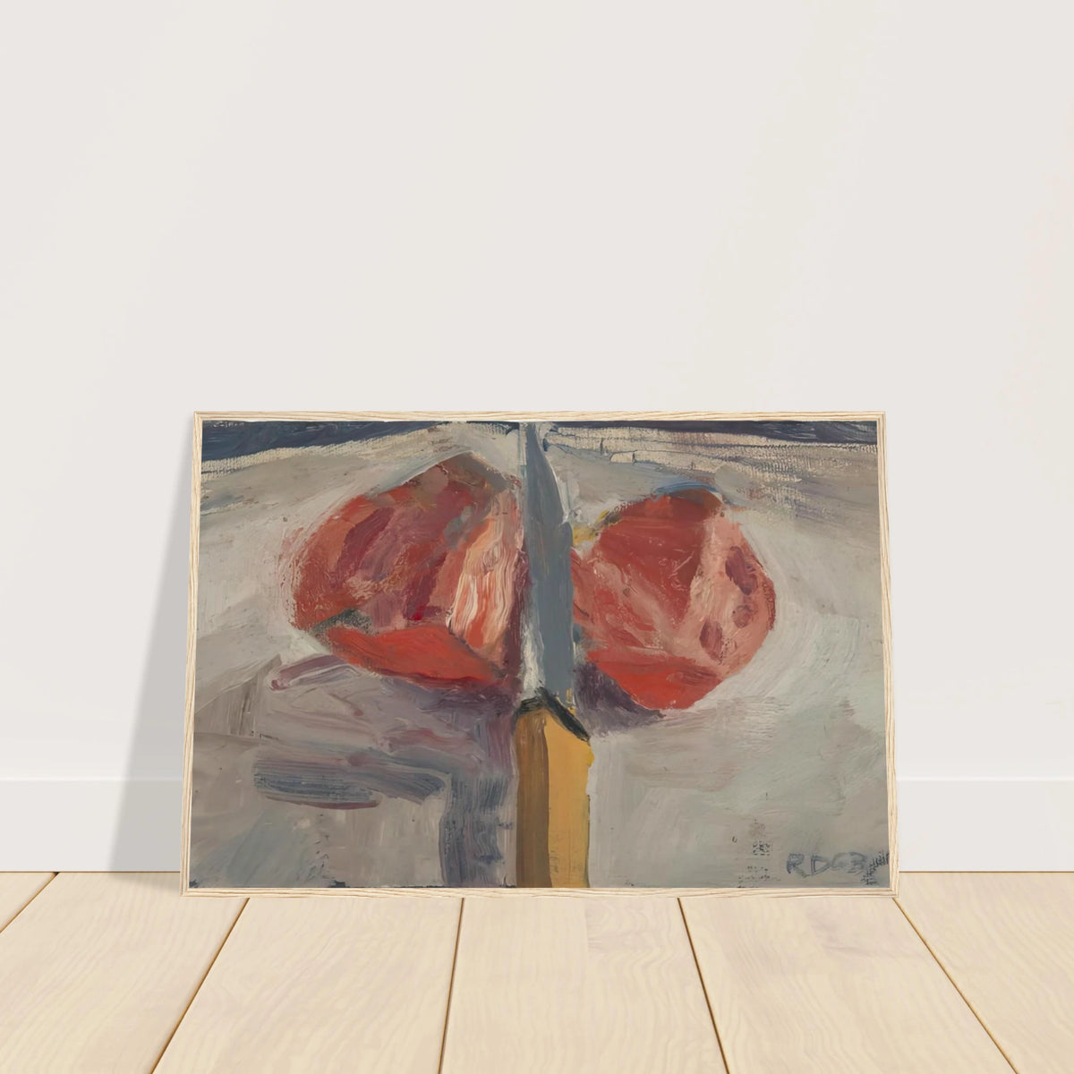 Tomato and Knife Framed Poster | Richard Diebenkorn Framed Prints Wall Art | Richard Diebenkorn Shop