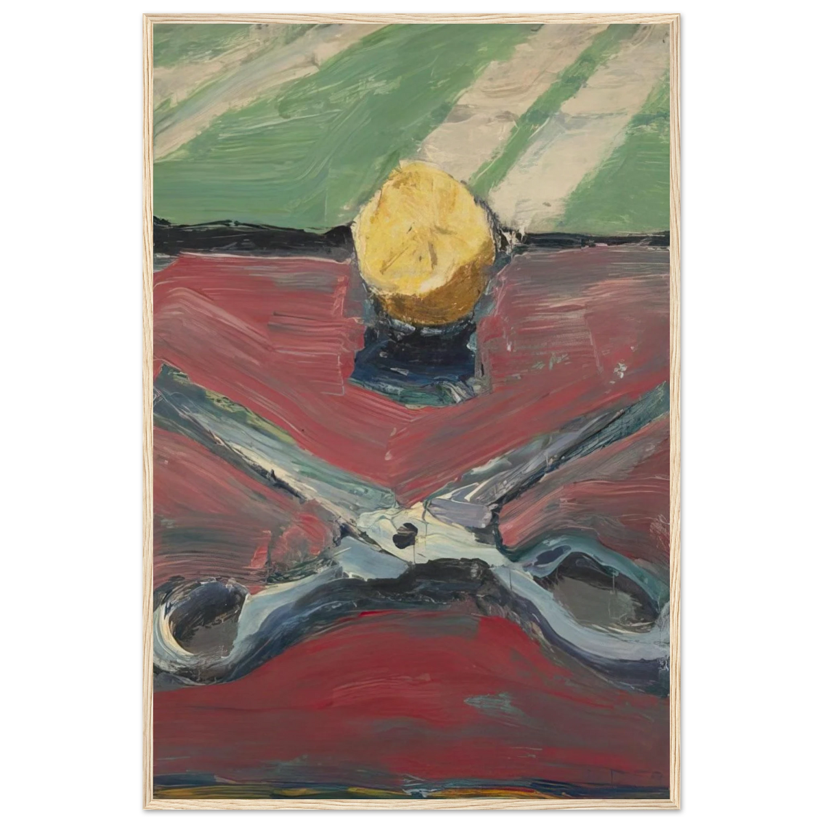 Scissors and Lemon, II Framed Poster | Richard Diebenkorn Framed Prints Wall Art | Richard Diebenkorn Shop