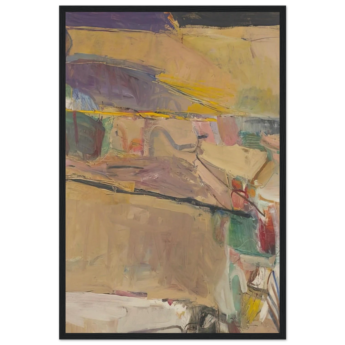 Berkeley #54 Framed Poster | Richard Diebenkorn Framed Prints Wall Art | Richard Diebenkorn Shop