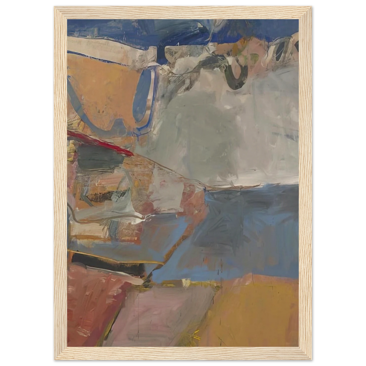 Berkeley #22 Framed Poster | Richard Diebenkorn Framed Prints Wall Art | Richard Diebenkorn Shop