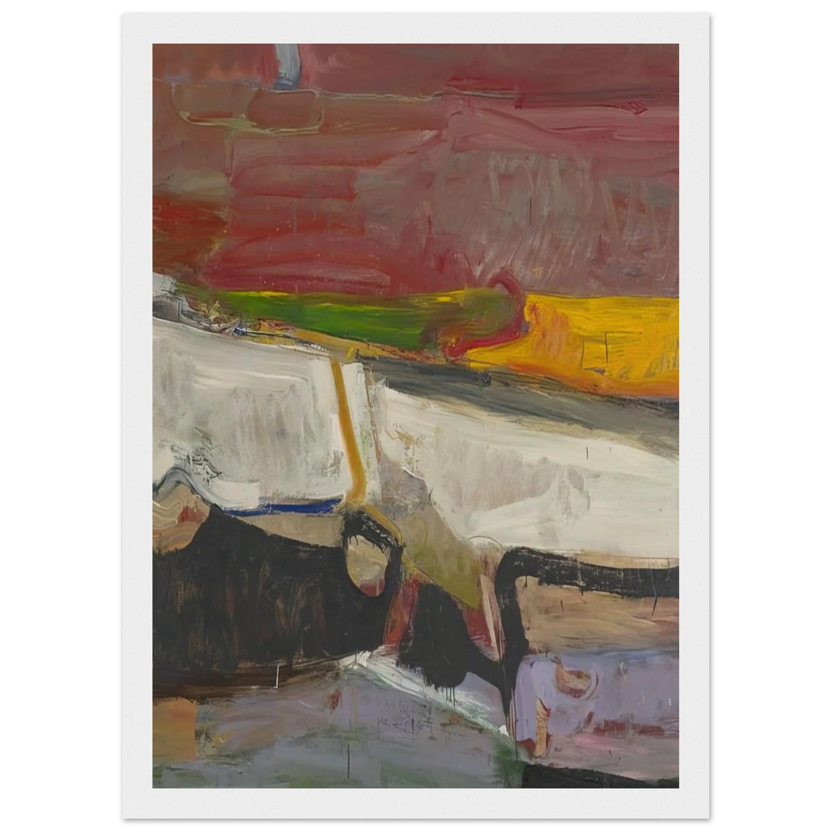Berkeley #59 Framed Poster | Richard Diebenkorn Framed Prints Wall Art | Richard Diebenkorn Shop