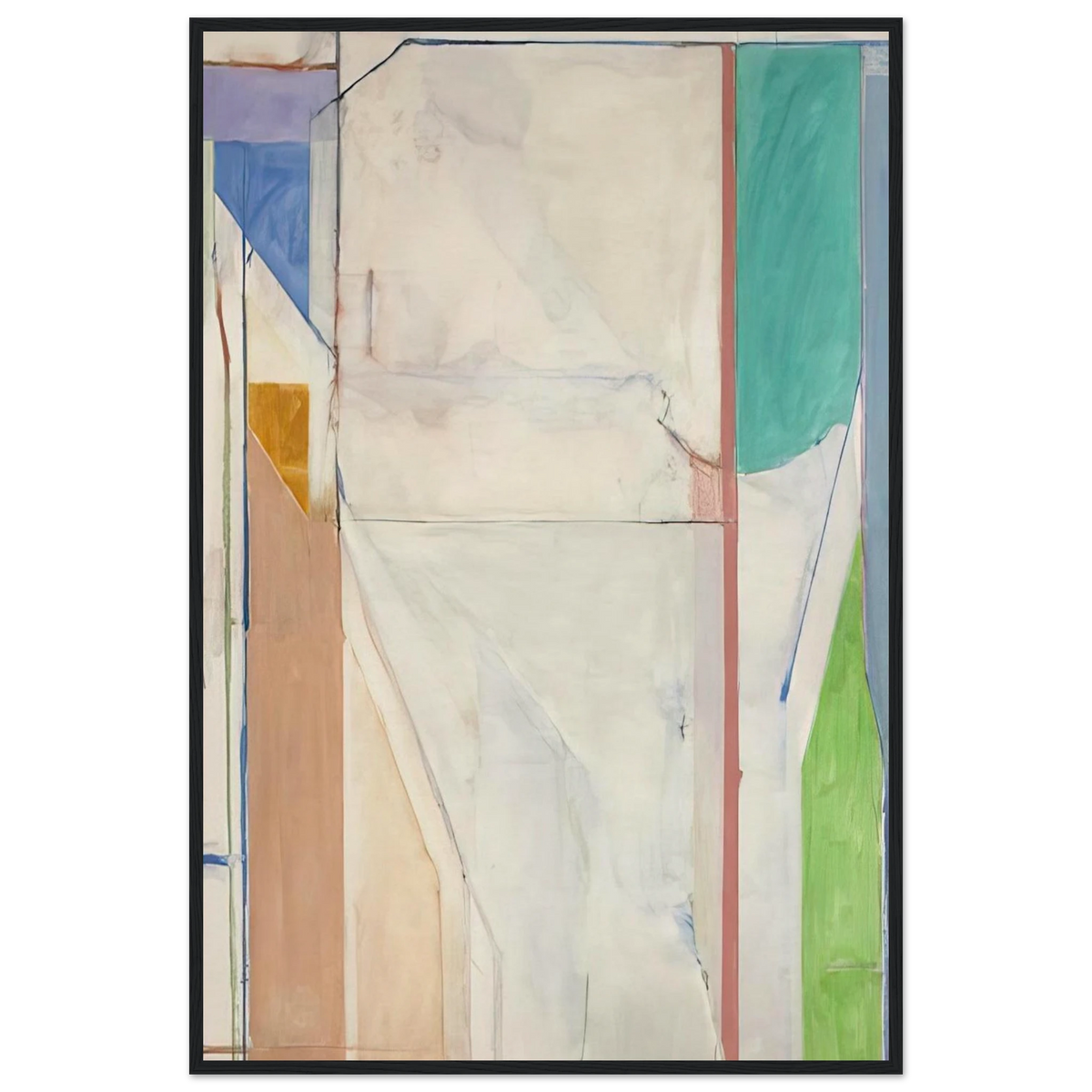 Ocean Park #43 Framed Poster | Richard Diebenkorn Framed Prints Wall Art | Richard Diebenkorn Shop