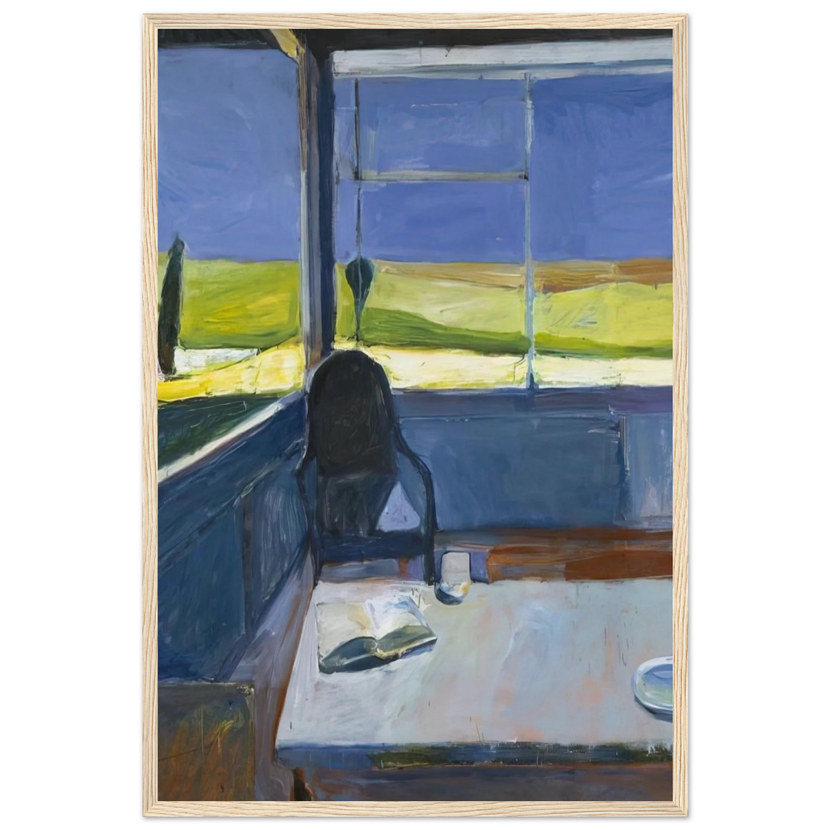 Interior with Book Framed Poster | Richard Diebenkorn Framed Prints Wall Art | Richard Diebenkorn Shop