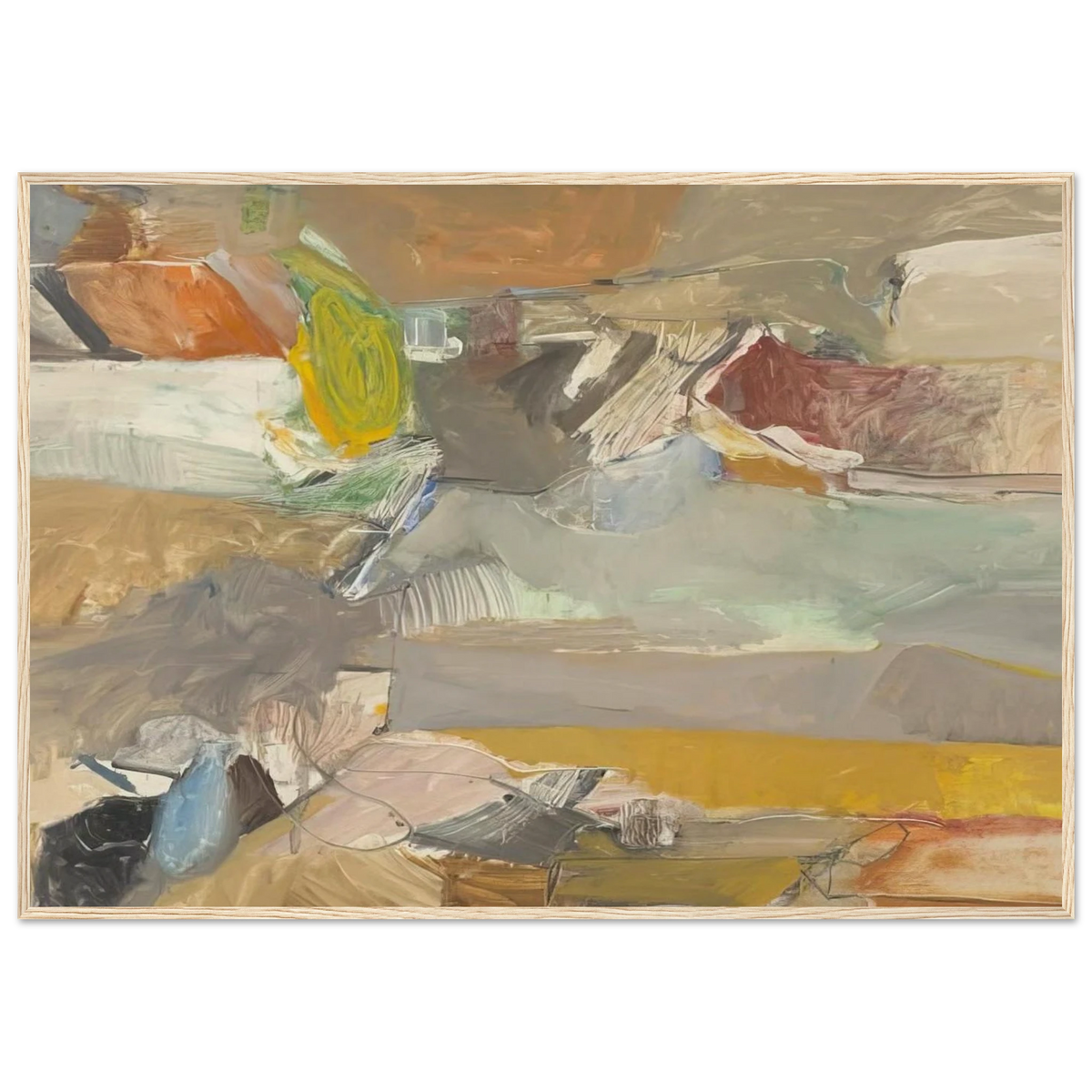 Berkeley #46 Framed Poster | Richard Diebenkorn Framed Prints Wall Art | Richard Diebenkorn Shop