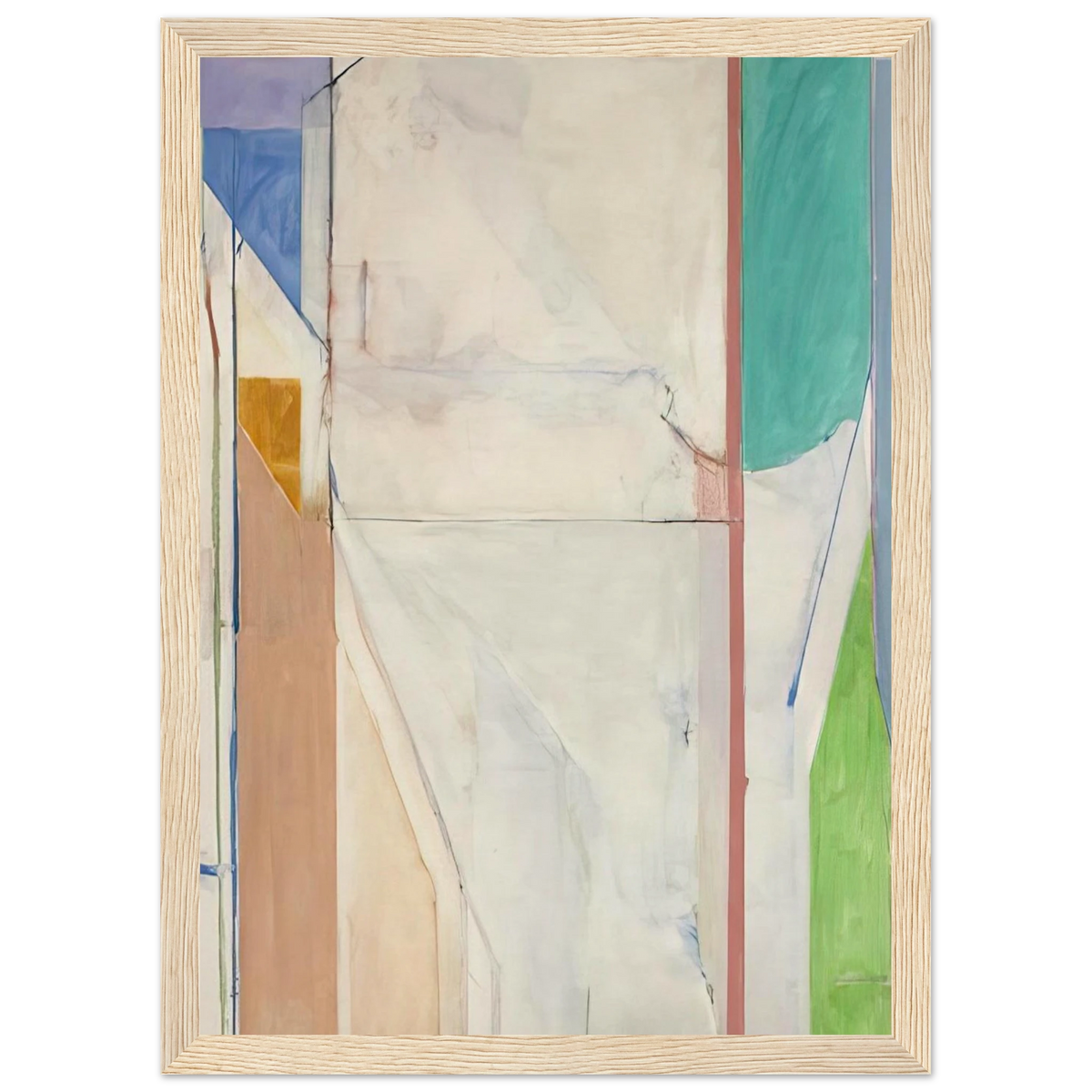 Ocean Park #43 Framed Poster | Richard Diebenkorn Framed Prints Wall Art | Richard Diebenkorn Shop