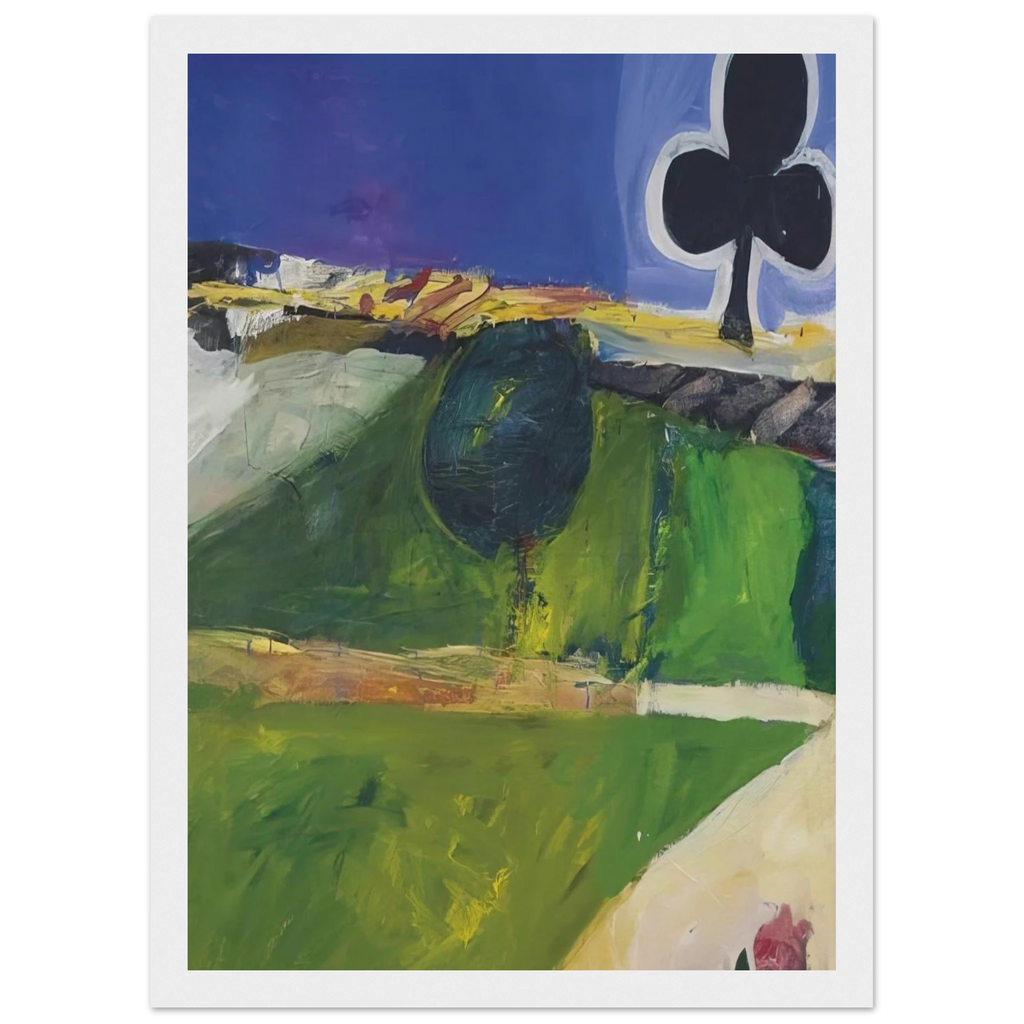 Landscape with Figure Framed Poster | Richard Diebenkorn Framed Prints Wall Art | Richard Diebenkorn Shop