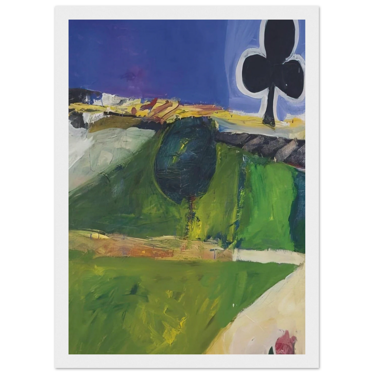 Landscape with Figure Framed Poster | Richard Diebenkorn Framed Prints Wall Art | Richard Diebenkorn Shop