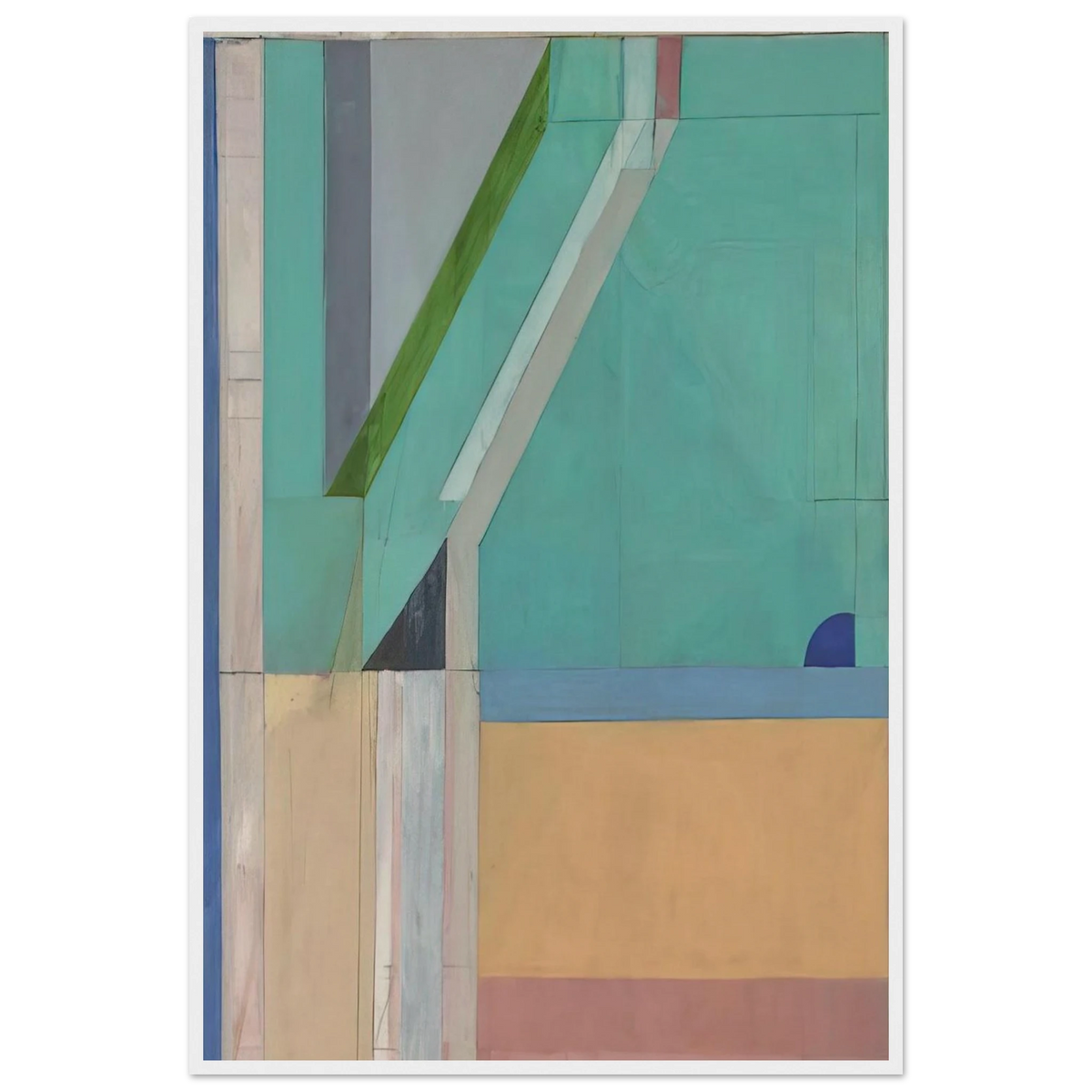Ocean Park #40 Framed Poster | Richard Diebenkorn Framed Prints Wall Art | Richard Diebenkorn Shop