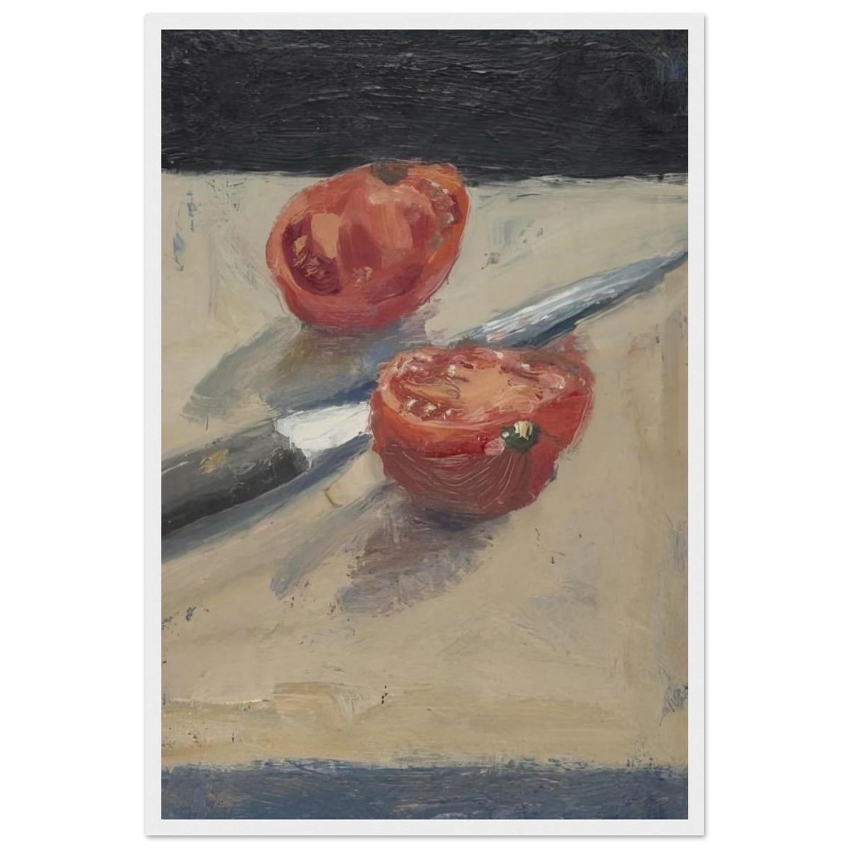 Knife  Tomato I Framed Poster | Richard Diebenkorn Framed Prints Wall Art | Richard Diebenkorn Shop