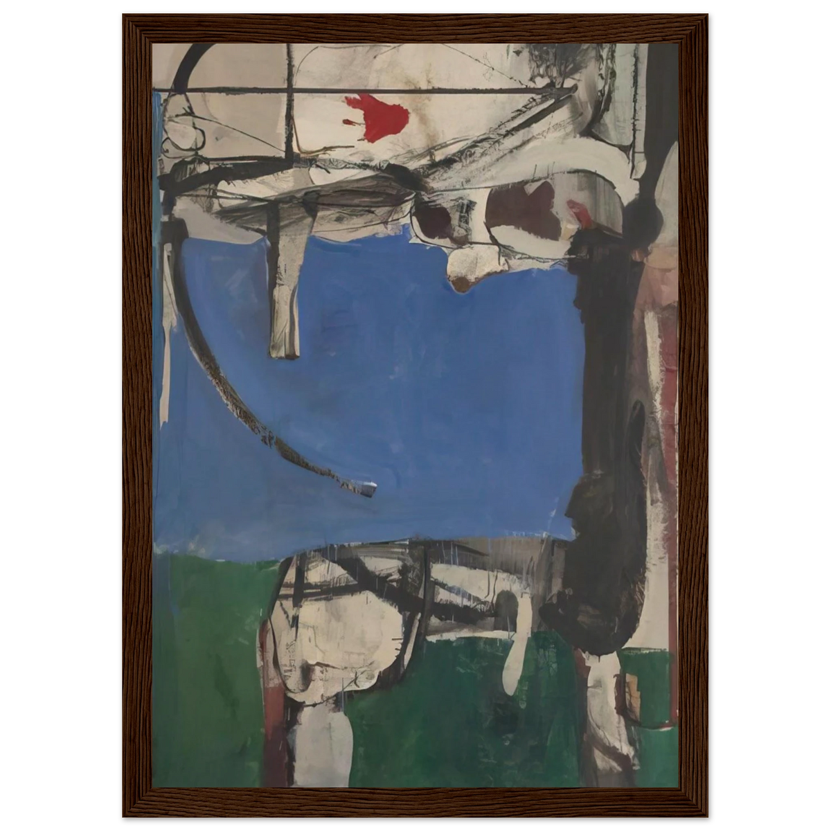 Urbana #2 The Archer Framed Poster | Richard Diebenkorn Framed Prints Wall Art | Richard Diebenkorn Shop