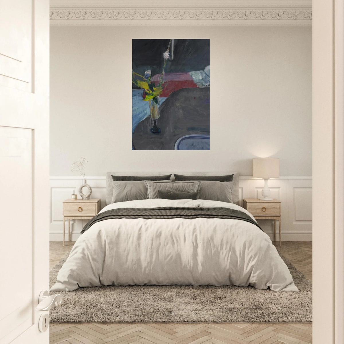Interior with Flowers Canvas | Richard Diebenkorn Canvas | Richard Diebenkorn Shop