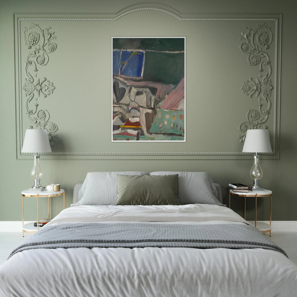 Berkeley #58 Framed Poster | Richard Diebenkorn Framed Prints Wall Art | Richard Diebenkorn Shop