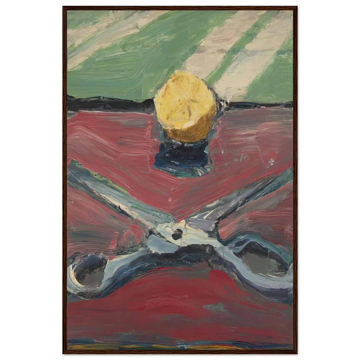 Scissors and Lemon, II Framed Poster | Richard Diebenkorn Framed Prints Wall Art | Richard Diebenkorn Shop