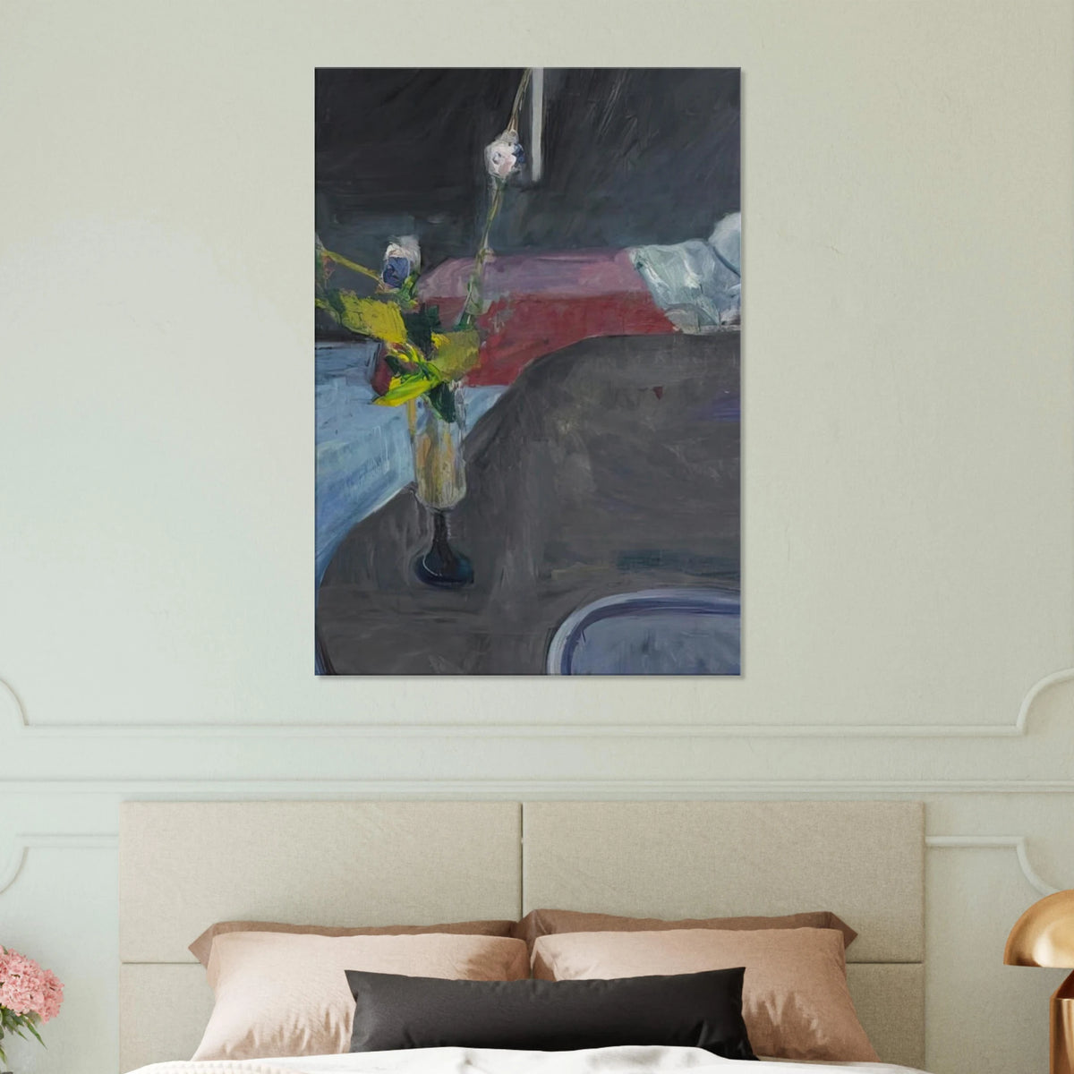 Interior with Flowers Canvas | Richard Diebenkorn Canvas | Richard Diebenkorn Shop