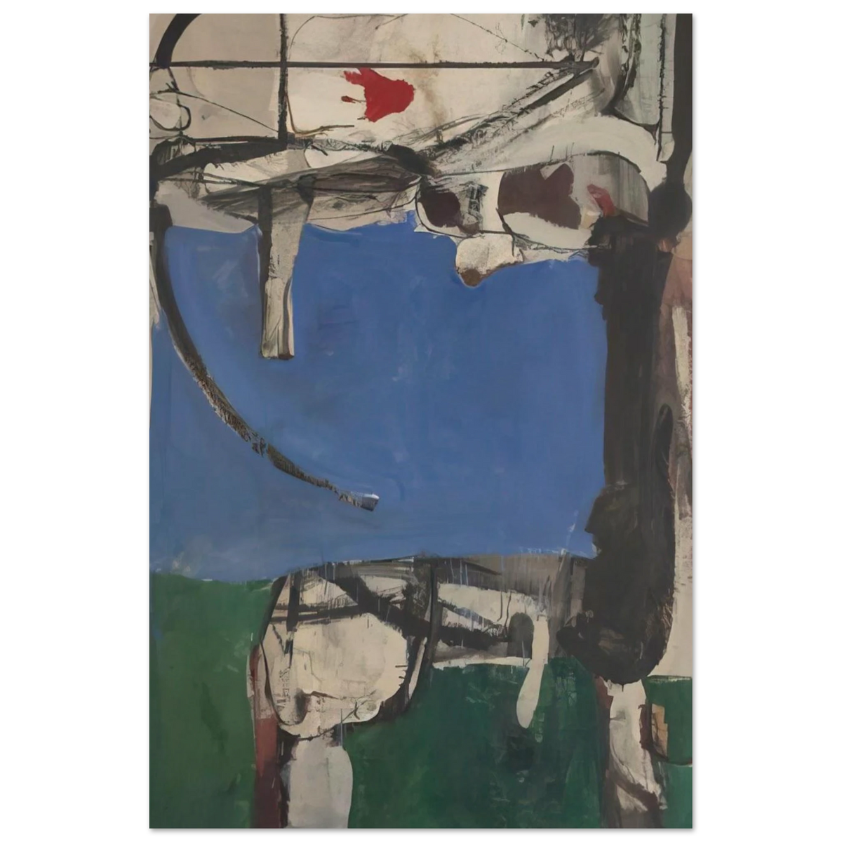 Urbana #2 The Archer Poster | Richard Diebenkorn Poster | Richard Diebenkorn Shop
