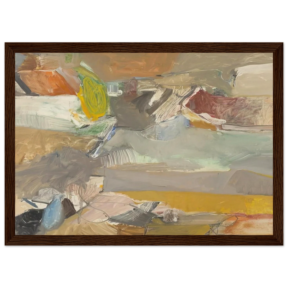 Berkeley #46 Framed Poster | Richard Diebenkorn Framed Prints Wall Art | Richard Diebenkorn Shop