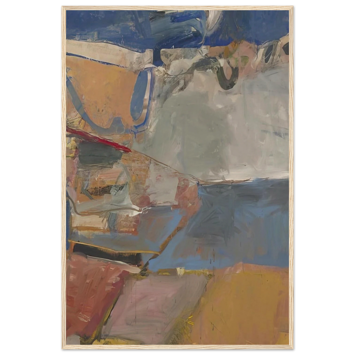 Berkeley #22 Framed Poster | Richard Diebenkorn Framed Prints Wall Art | Richard Diebenkorn Shop