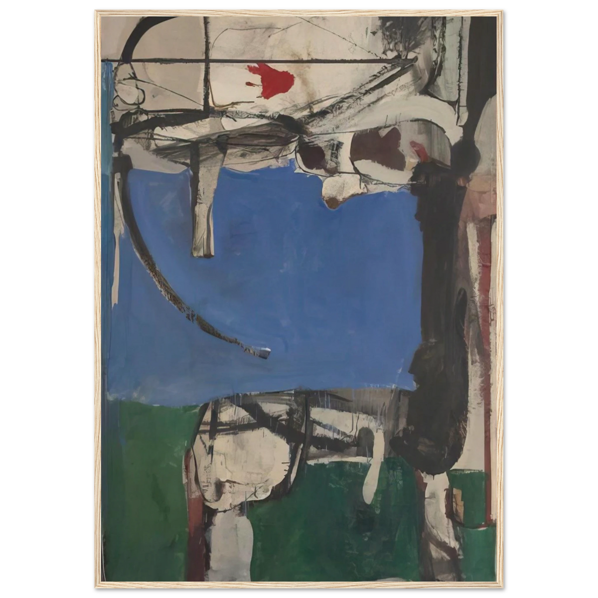 Urbana #2 The Archer Framed Poster | Richard Diebenkorn Framed Prints Wall Art | Richard Diebenkorn Shop