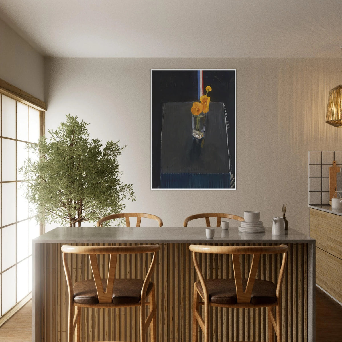 Poppies Framed Poster | Richard Diebenkorn Framed Prints Wall Art | Richard Diebenkorn Shop