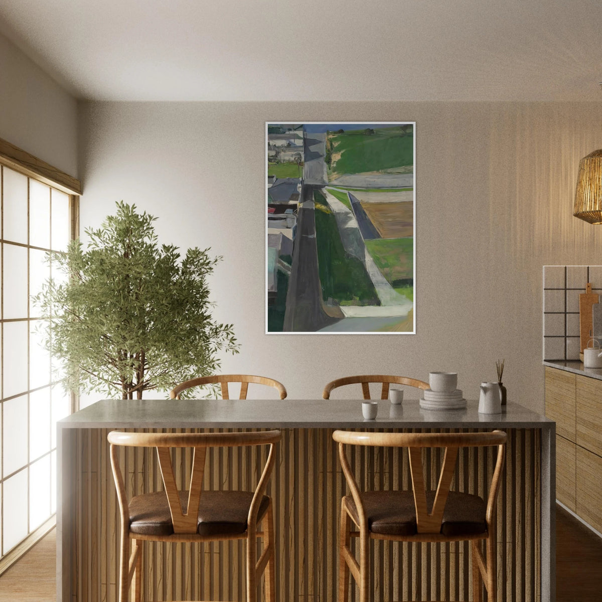 Cityscape I Framed Poster | Richard Diebenkorn Framed Prints Wall Art | Richard Diebenkorn Shop