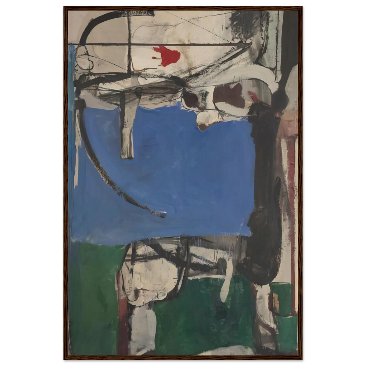 Urbana #2 The Archer Framed Poster | Richard Diebenkorn Framed Prints Wall Art | Richard Diebenkorn Shop