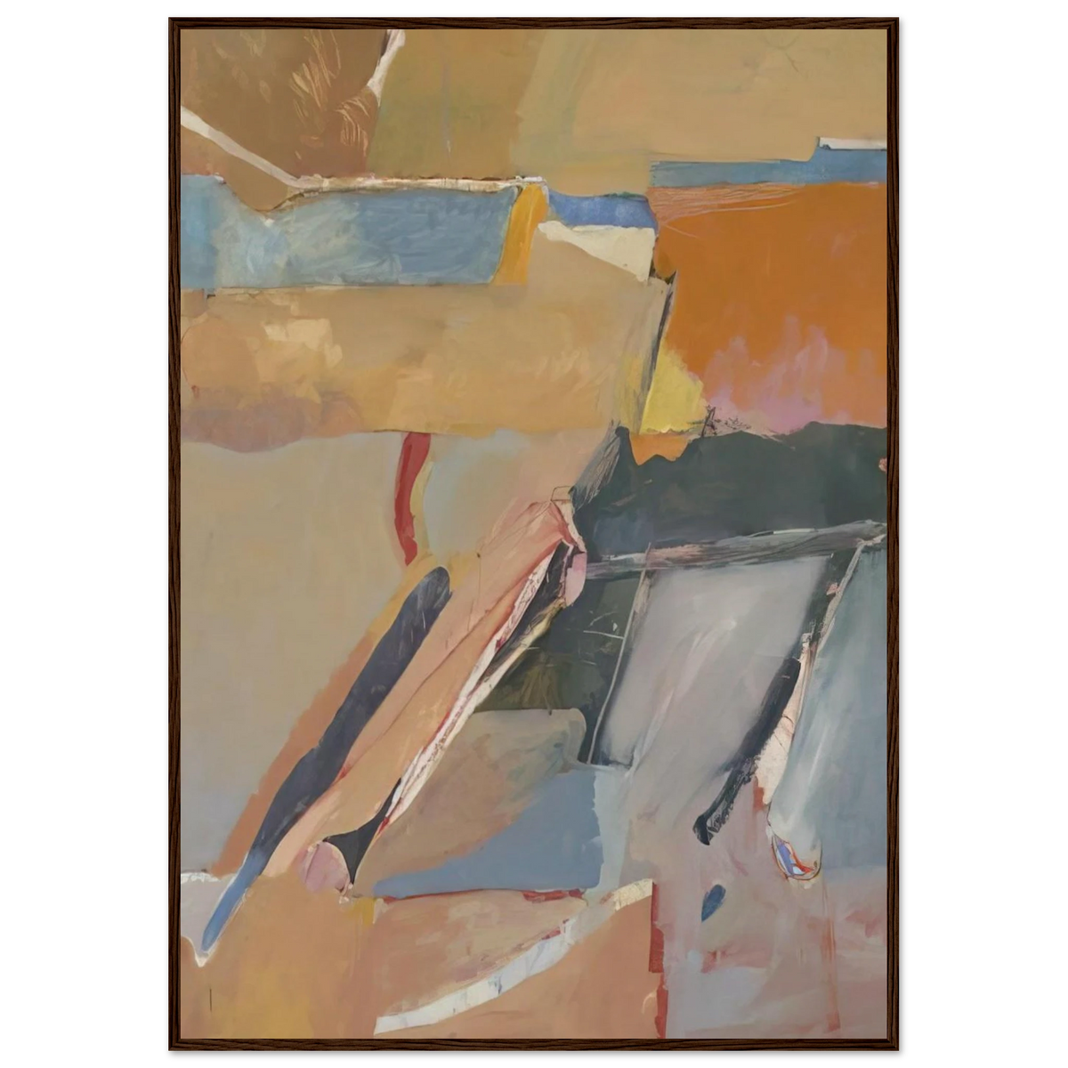 Berkeley #8 Framed Poster | Richard Diebenkorn Framed Prints Wall Art | Richard Diebenkorn Shop